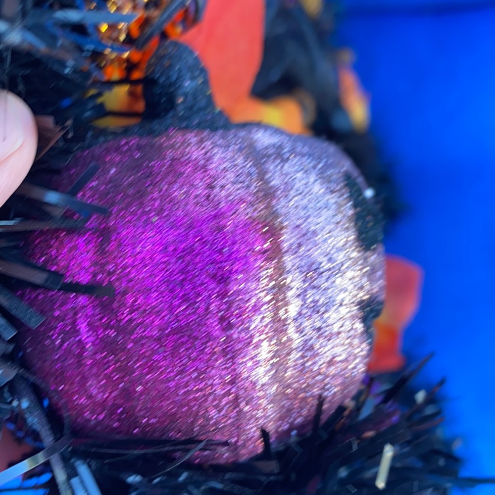 Custom By MeHalloween Wreath Orange Wrap Owl TwoPumpkins SixSpiders AutumnLeaves - Picture 9 of 15